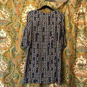 Retro-style Fossil Silk Dress